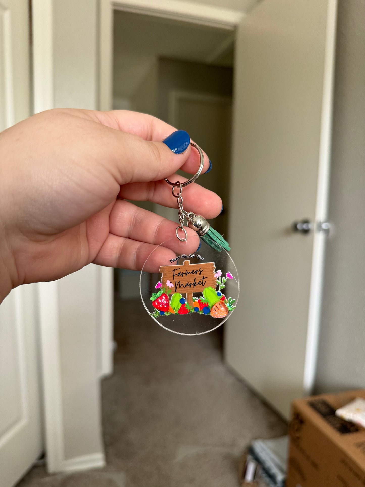 Acrylic Keychain, Circle